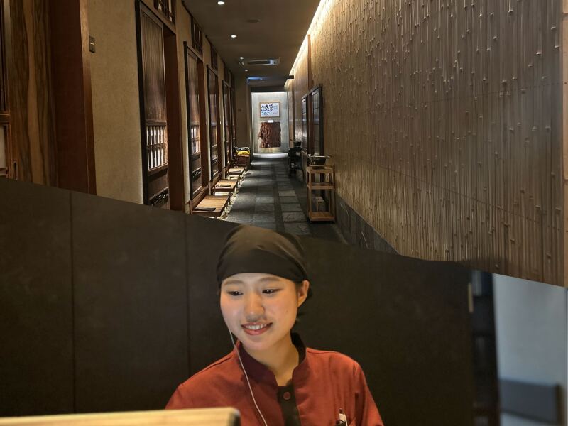 焼肉屋とは思えない和モダンな空間