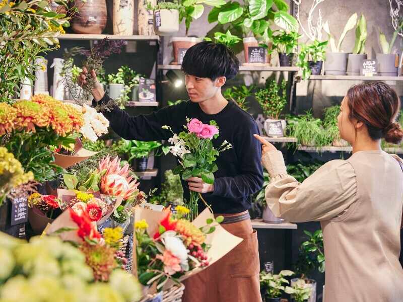 大人気のお花屋さん Aoyama Flower Market