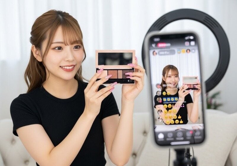 副業OK《週1×3h～》コスメのlive配信★タトゥー/髪/ネイル自由(オフィス,港区)のイメージ画像