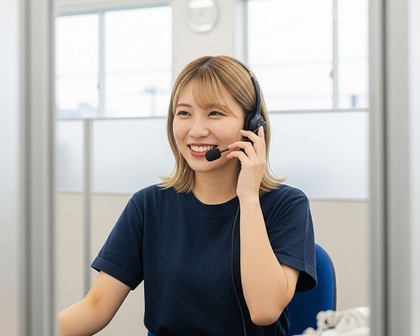 《受信メイン》コスメのオペレーター★社割有/ネイル・髪色自由(オフィス,港区)のイメージ画像