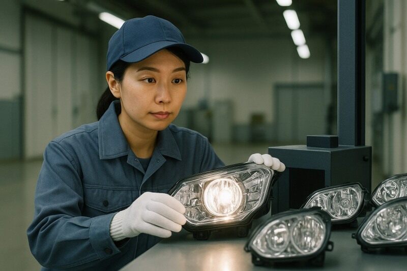 空調完備充実/綺麗な工場内での自動車部品の簡単な検査や梱包(工場・製造,大分市)のイメージ画像