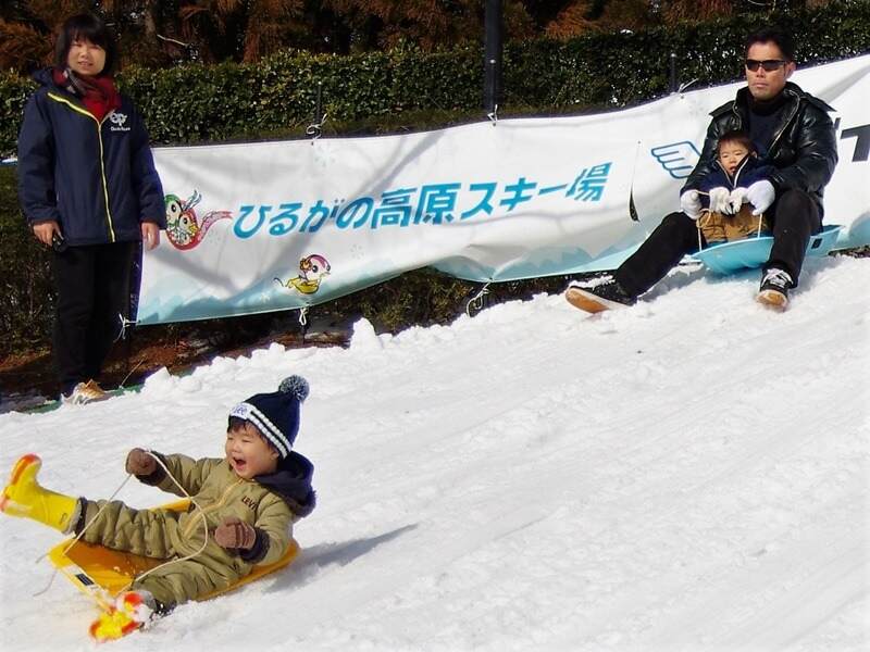 1月中旬からは雪遊びイベント開催！