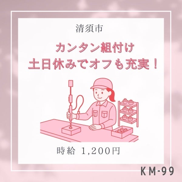 清須市　◎　土日休み×かんたんな組付作業　◎　(軽作業・物流,清須市)のイメージ画像