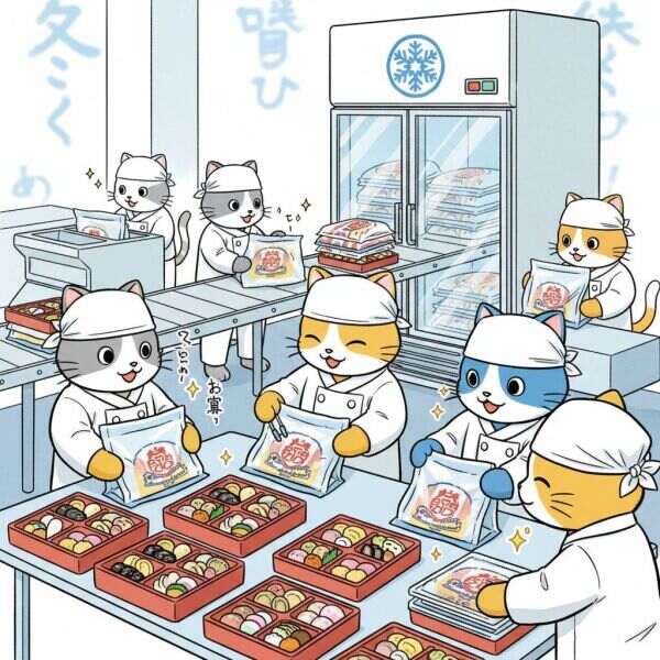 【12/11～17限定】恒例のお節を詰めるだけ！池田より送迎◎(工場・製造,池田市)のイメージ画像