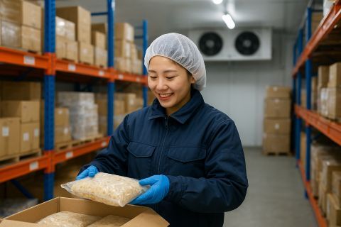 時給1,300円！冷蔵倉庫でコンビニ商品の簡単ピッキング！(軽作業・物流,仙台市宮城野区)のイメージ画像