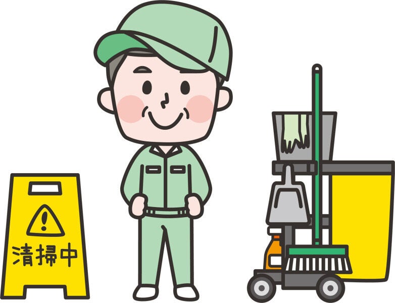 ＜7ｈ勤務＞土日休みでプライベート充実◎清掃作業(サービス,港区)のイメージ画像