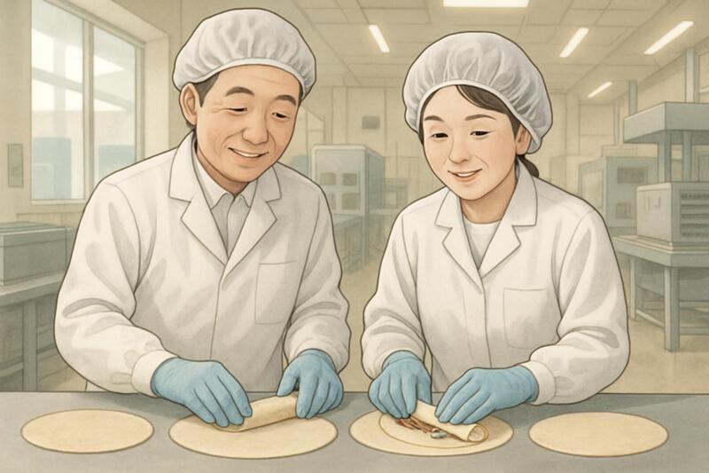 【年齢不問！空調完備★日払いOK】食品工場で盛付けのライン作業(軽作業・物流,泉佐野市)のイメージ画像