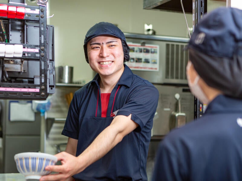 <主ふ歓迎>2時間～OK◎マニュアル通りのカンタン作業｜なか卯(フード・飲食,船橋市)のイメージ画像