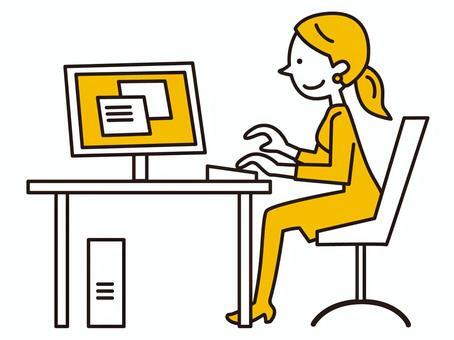 ＼データ入力☆フルタイム／事務デビュー応援！時短◎1日4時間～(オフィス,市川市)のイメージ画像