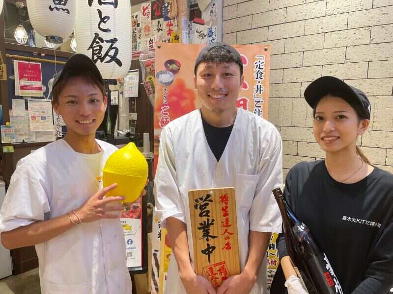 <昼は定食屋/夜は居酒屋>博多駅直結で出勤楽々♪オシャレも自由(フード・飲食,福岡市博多区)のイメージ画像