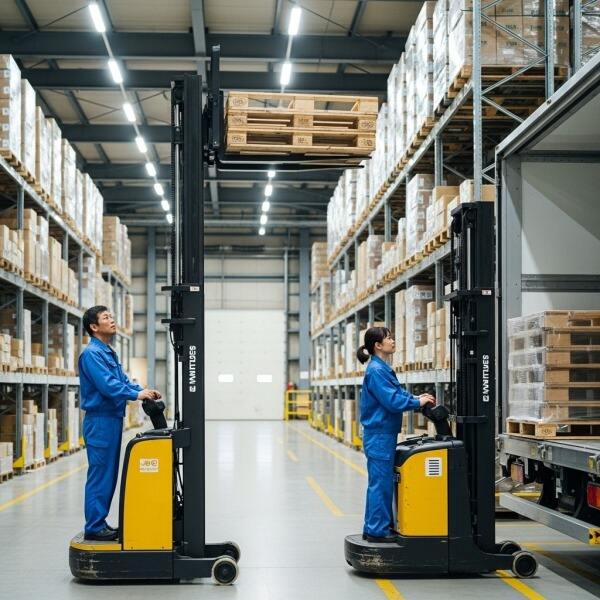 残業ほぼ無し！今年8月オープンでキレイな職場のリフトマン募集(軽作業・物流,和泉市)のイメージ画像