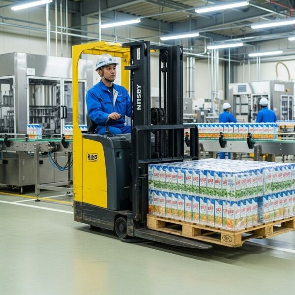 乳製品メーカーでのリフト×手作業☆未経験◎リフト免許あればOK(工場・製造,和泉市)のイメージ画像