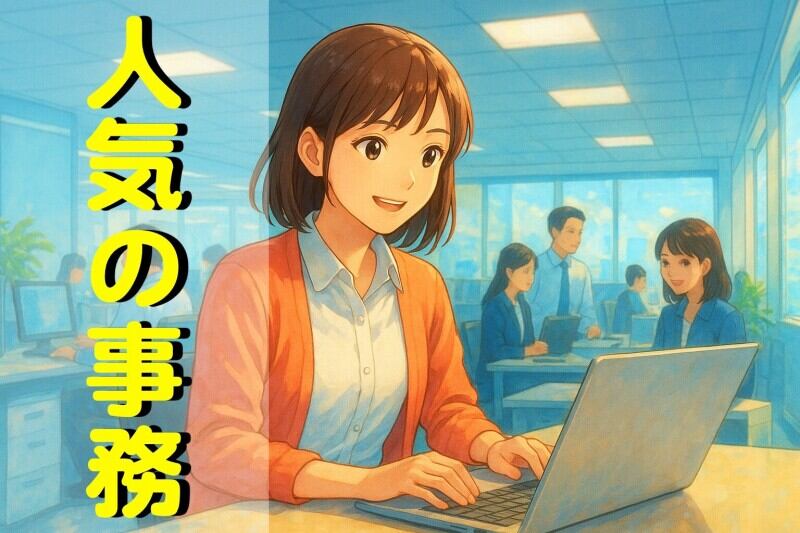 【事務サポート★】髪色ネイル自由◎人気の一般事務・データ入力(オフィス,岐阜市)のイメージ画像