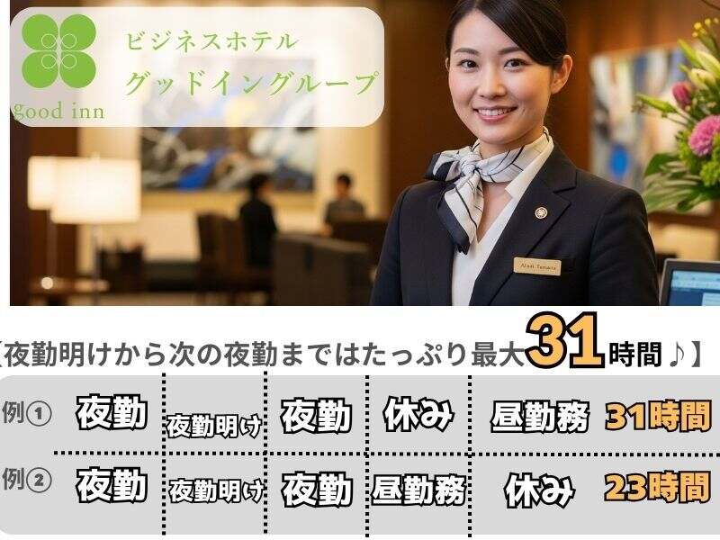 月の半分以上休み＆深夜は2名体制で安心！プライベート重視(サービス,別府市)のイメージ画像