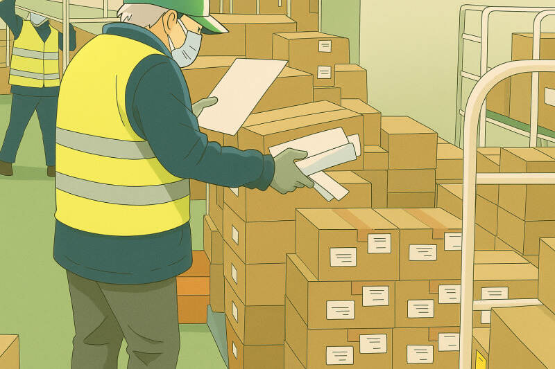 【＠1,200】駅チカ！冷蔵倉庫内簡単軽作業★夜勤★(軽作業・物流,柏市)のイメージ画像