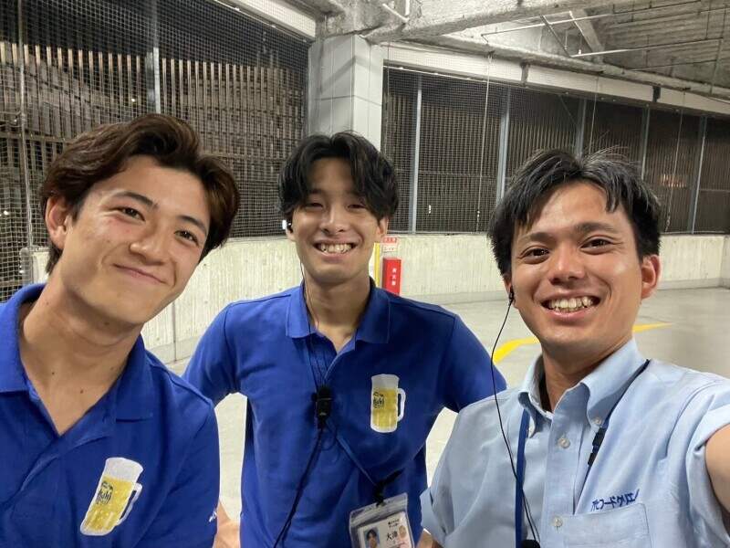 初バイトは甲子園｜ビール売り子のチェッカー｜男性活躍中(フード・飲食,西宮市)のイメージ画像
