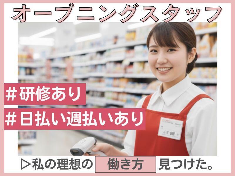 【時給1600円】10月OPEN！スーパーレジSTAFF★入社祝い金あり！(販売,伊丹市)のイメージ画像