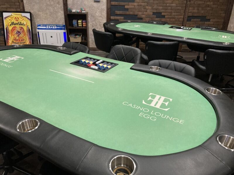 ラウンダー トップ付き！ ポーカーテーブル poker table