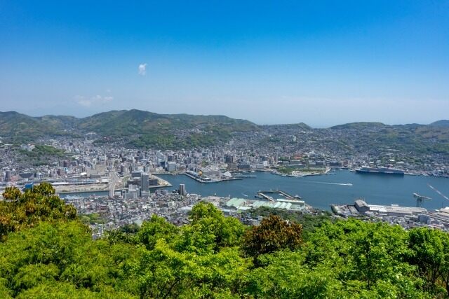 長崎港の絶景が眺めます