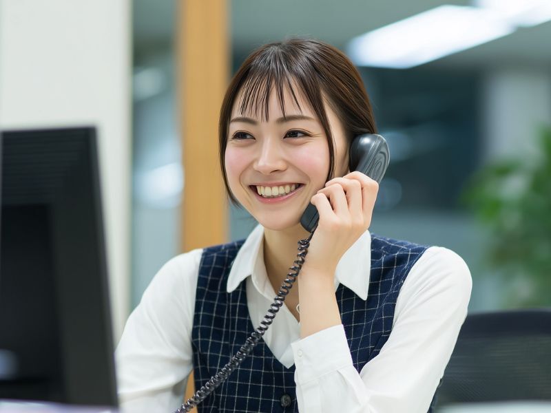 土日祝休み/完全週休2日制/事務/電話対応やデータ入力/HM-396(オフィス,浜松市中央区)のイメージ画像