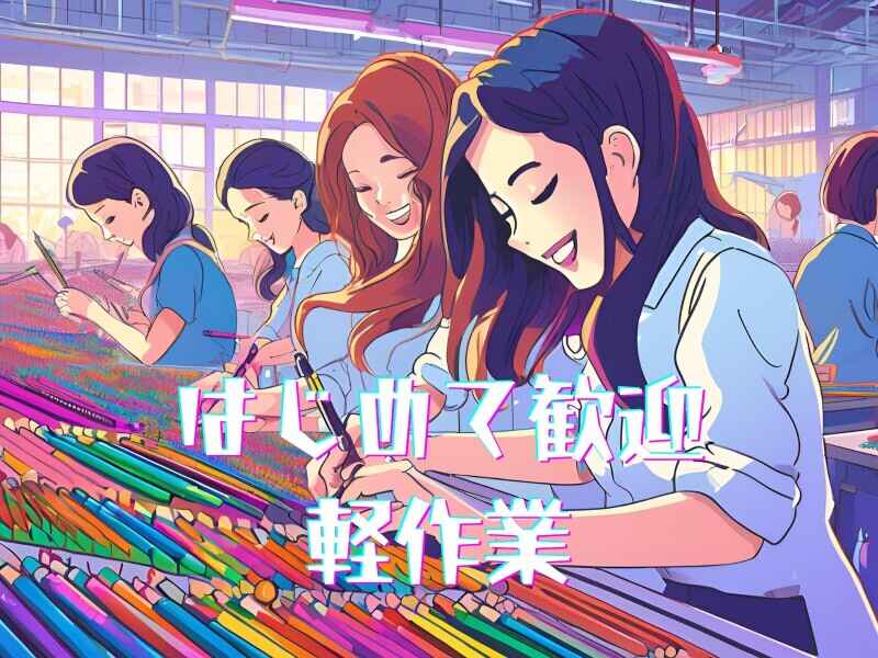 夜間面接OK/空調完備/ボールペンの組立と箱詰め／MY-002(軽作業・物流,みよし市)のイメージ画像