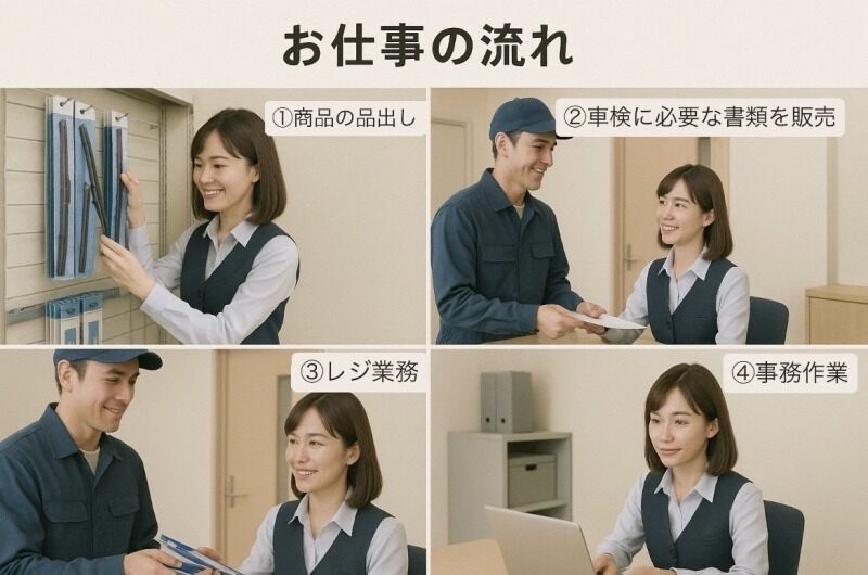 整備用品の販売｜いつもの組合員さんへ◎年休125日/完全週休二日(販売,姫路市)のイメージ画像