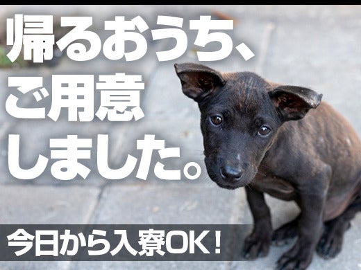 【今日から入寮OK】仕事もお金も住む家も、全部面倒見ます。警備(軽作業・物流,杉並区)のイメージ画像