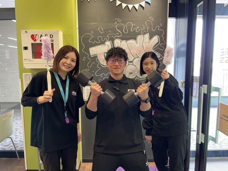 【フィットネスジムスタッフ】ジム使い放題/週4日～OK！未経験◎(サービス,久留米市)のイメージ画像