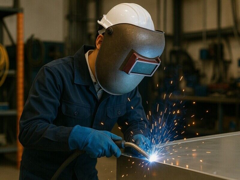 溶接経験活かせる/月収25万円～/男性活躍中/金属製品の加工/組立(工場・製造,行橋市)のイメージ画像