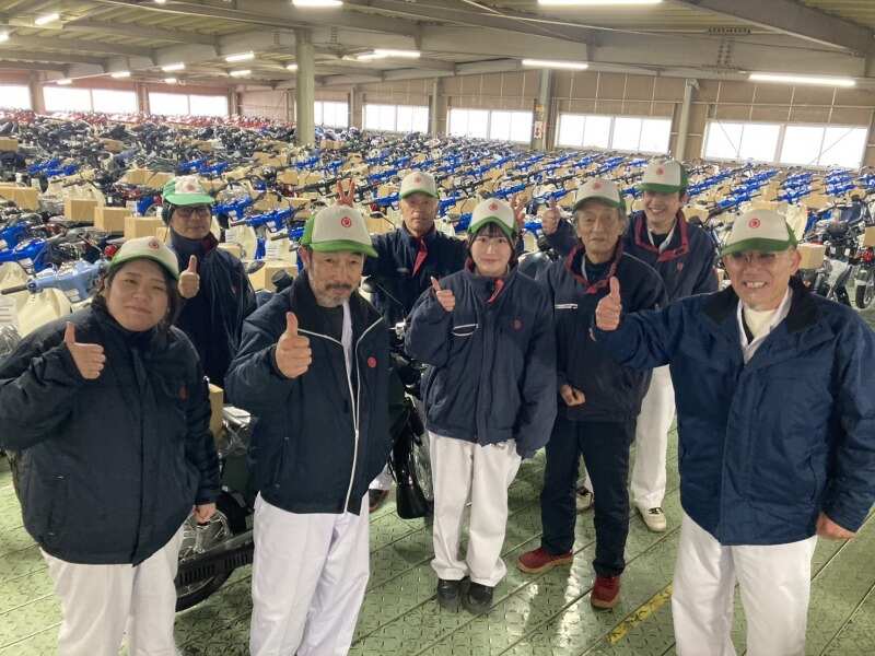 販売前バイク製品の管理等(軽作業・物流,菊池郡大津町)のイメージ画像