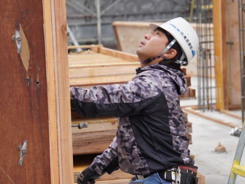 〈建築工事〉型枠工事のお仕事！寮完備★勤務について相談可！(建築・土木,土浦市)のイメージ画像