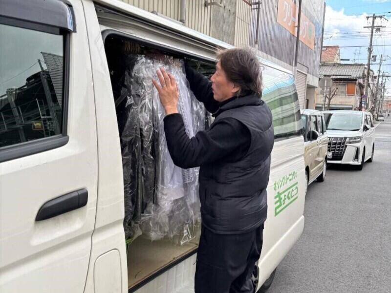 クリーニング品配送ドライバー/普通免許OK/未経験歓迎/転勤なし(軽作業・物流,横浜市都筑区)のイメージ画像