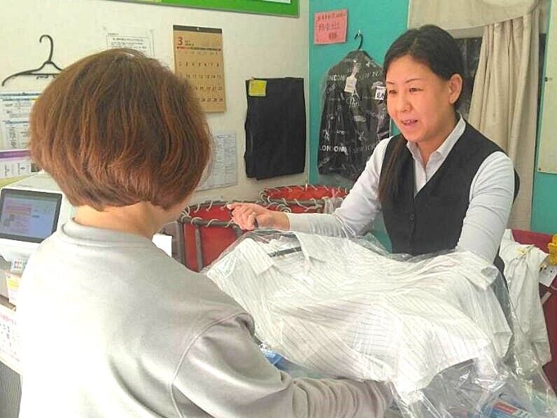 クリーニング店の受付／未経験大歓迎／週2日～OK(サービス,福岡市中央区)のイメージ画像