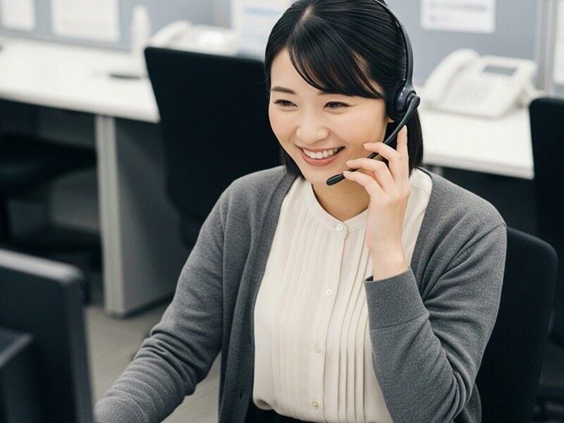 大手携帯キャリアのオンライン対応／週5シフト勤務で安定収入(オフィス,札幌市北区)のイメージ画像