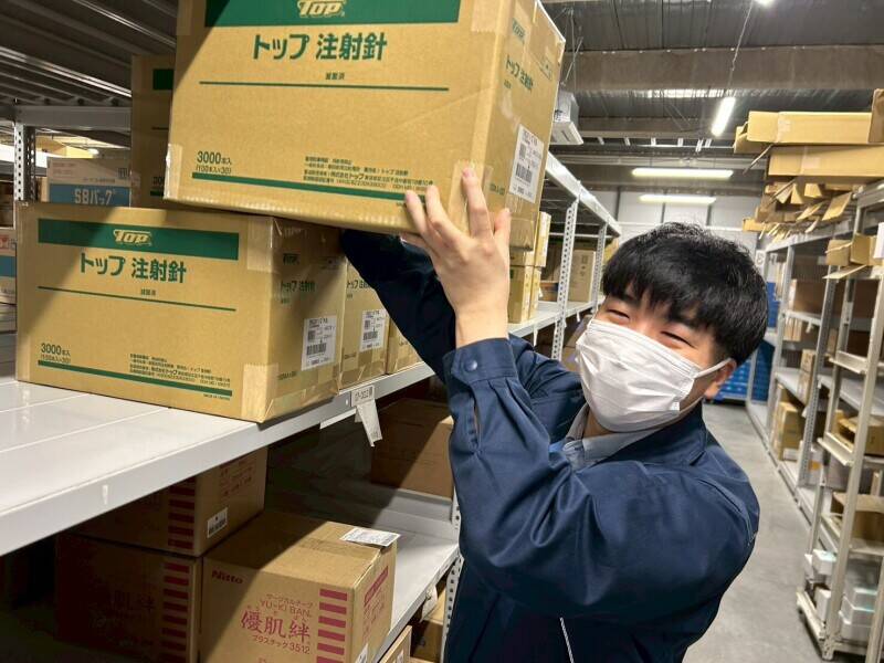 モクモク自分のペースで働ける！男性活躍中！手当多数！/倉庫内(軽作業・物流,札幌市西区)のイメージ画像