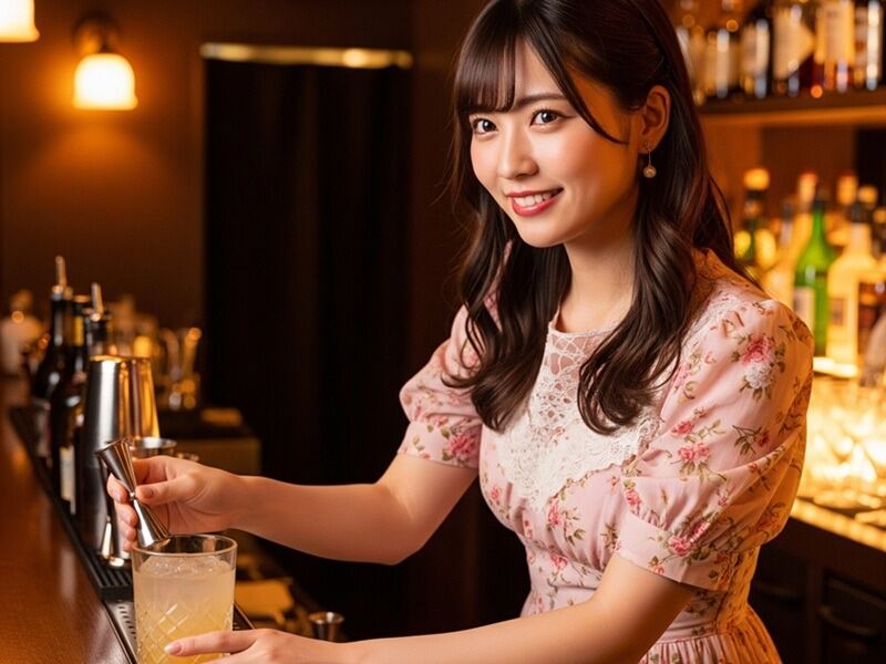 スナックのカウンターレディ／週1～OK／自由シフト／私服OK(ガールズバー・キャバクラ・スナック,広島市中区)のイメージ画像