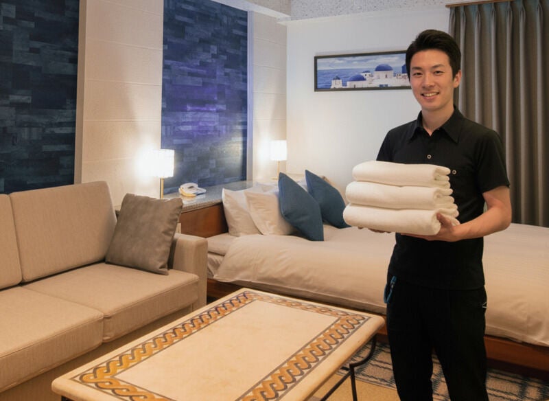 【ホテルのフロント】週末のみ/勤務時間相談OK！経験不問◎(サービス,北広島市)のイメージ画像