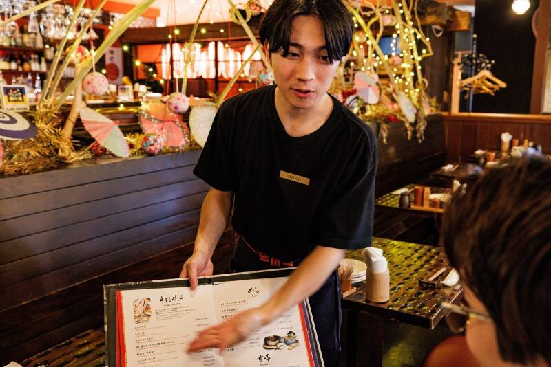 外国人観光客に大人気の創作和食！英語活かせる◎ホール(フード・飲食,渋谷区)のイメージ画像