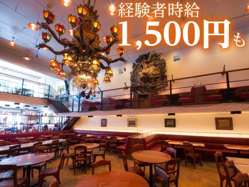 海外リゾート風・本格派エスニックCafeでアルバイト募集｜ホール(フード・飲食,渋谷区)のイメージ画像